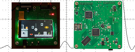 An FPGA sprite graphics accelerator with a 180MHz STM32F429 controller and 640 x 360 LCD